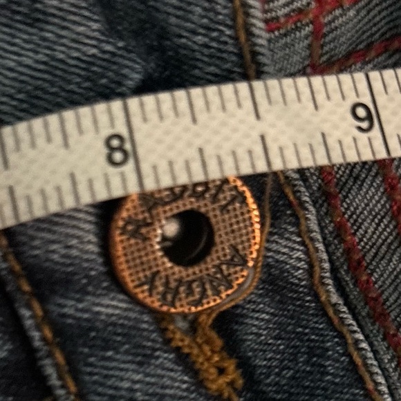 Angry Rabbit Womens Skinny Jeans Sz 30/11 Mid-rise Style Ask366 American made - Picture 8 of 9